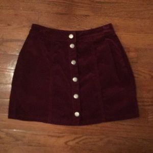 Brandy Melville button skirt